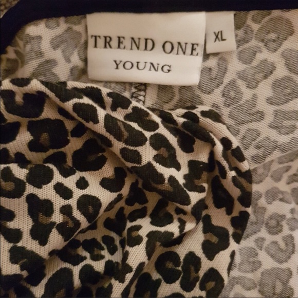 TREND ONE Open Front Cardigan - Picture 5 of 5